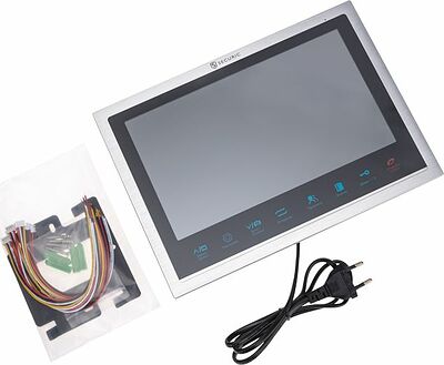 SECURIC 45-0439 Цветной монитор видеодомофона 10,1 quot; формата AHD(1080P), с сенсорным управлением, детектором движения, функцией фото- и видеозаписи (модель AC-439)