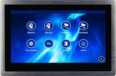 SECURIC 45-0440 Цветной монитор видеодомофона 10,1 quot; формата AHD(1080P), с сенсорным экраном, детектором движения, функцией фото- и видеозаписи (модель AC-440)