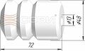 SEVI 1504-2622 буфер хода сжатия задней подвески ВАЗ 2110–2112, серия Эксперт