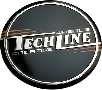 Tech Line TL Стикер (60мм) чёрный с логотипом TL OGS126926