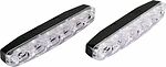 Вымпел DRL-HP-6 (5045) дневные ходовые огни, 6 светодиодов COB, с повтором поворота, пластиковый корпус, 2 шт. Вымпел DRL-HP-6 (5045) дневные ходовые огни, 6 светодиодов COB, с повтором поворота, пластиковый корпус, 2 шт.