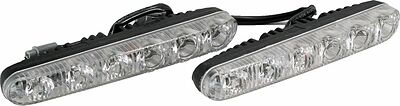 Вымпел DRL-HP-L6 (5047) дневные ходовые огни, 6 светодиодов SMD 5050, металлический корпус IP65, 2 шт.