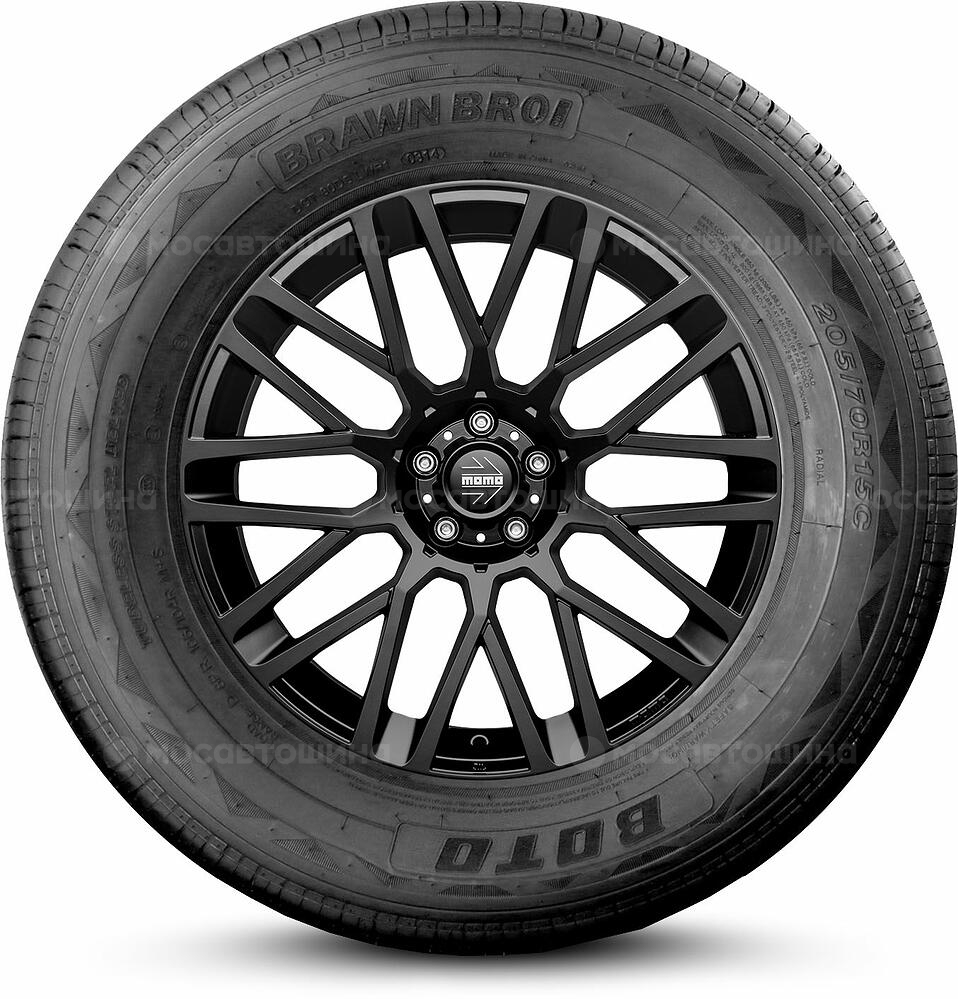 Вид сбоку  Boto Brawn BR01 185 R15C 103/102R