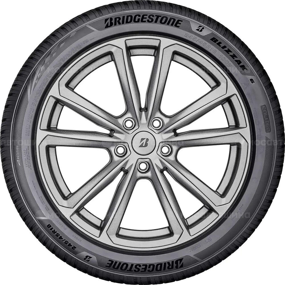 Вид сбоку Bridgestone Blizzak 6 235/35 R20 92W XL