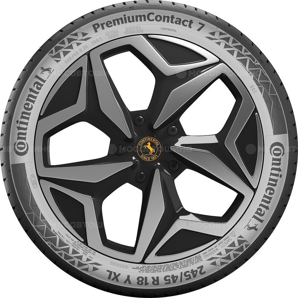 Вид сбоку Continental ContiPremiumContact 7 205/55 R16 91H 