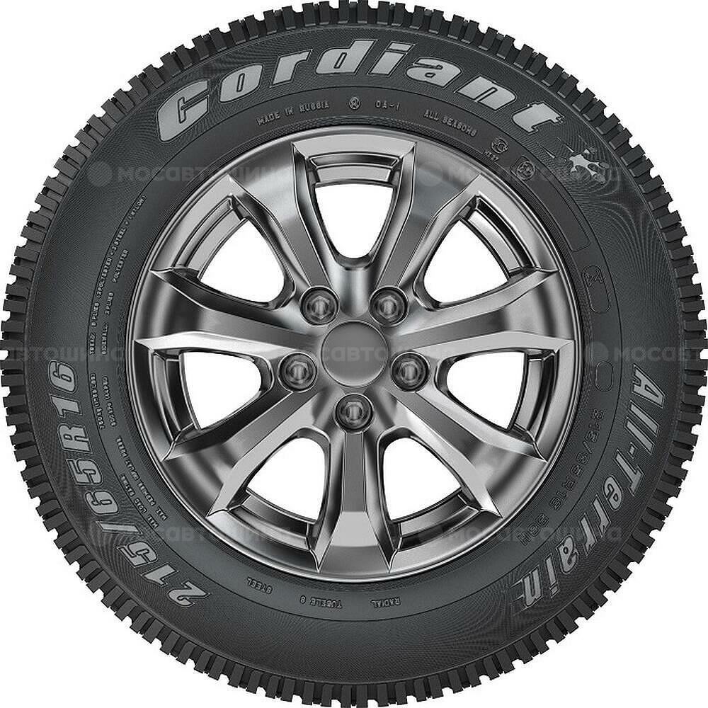 Вид сбоку Cordiant 4x4 All Terrain 205/70 R15 100H