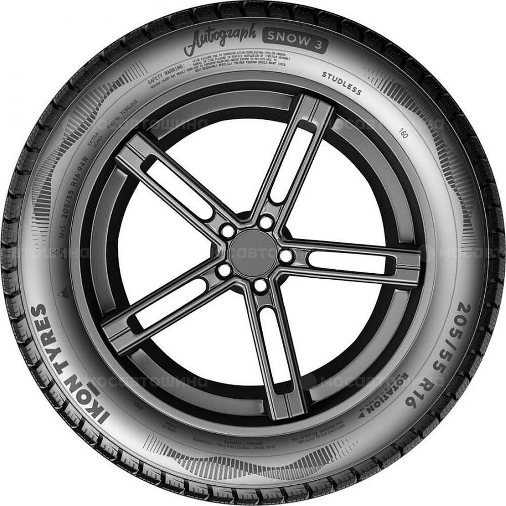 Вид сбоку Ikon Autograph Snow 3 235/45 R18 98T XL