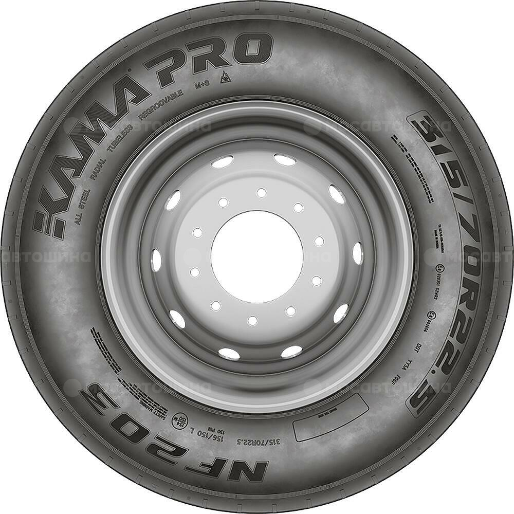 Вид сбоку  Кама NF 203 PRO 385/65 R22 (Рулевая ось)