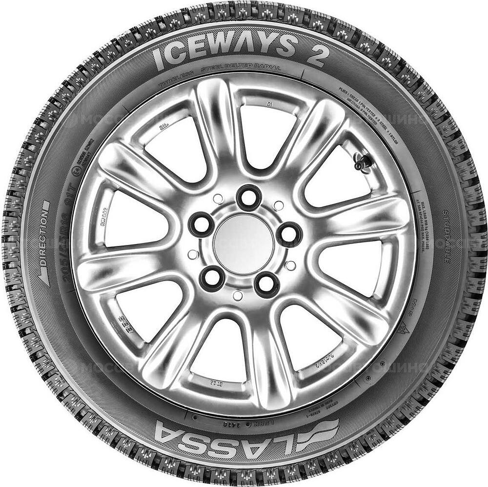 Вид сбоку  Lassa Iceways 2 [Нешип] 195/55 R16 87T