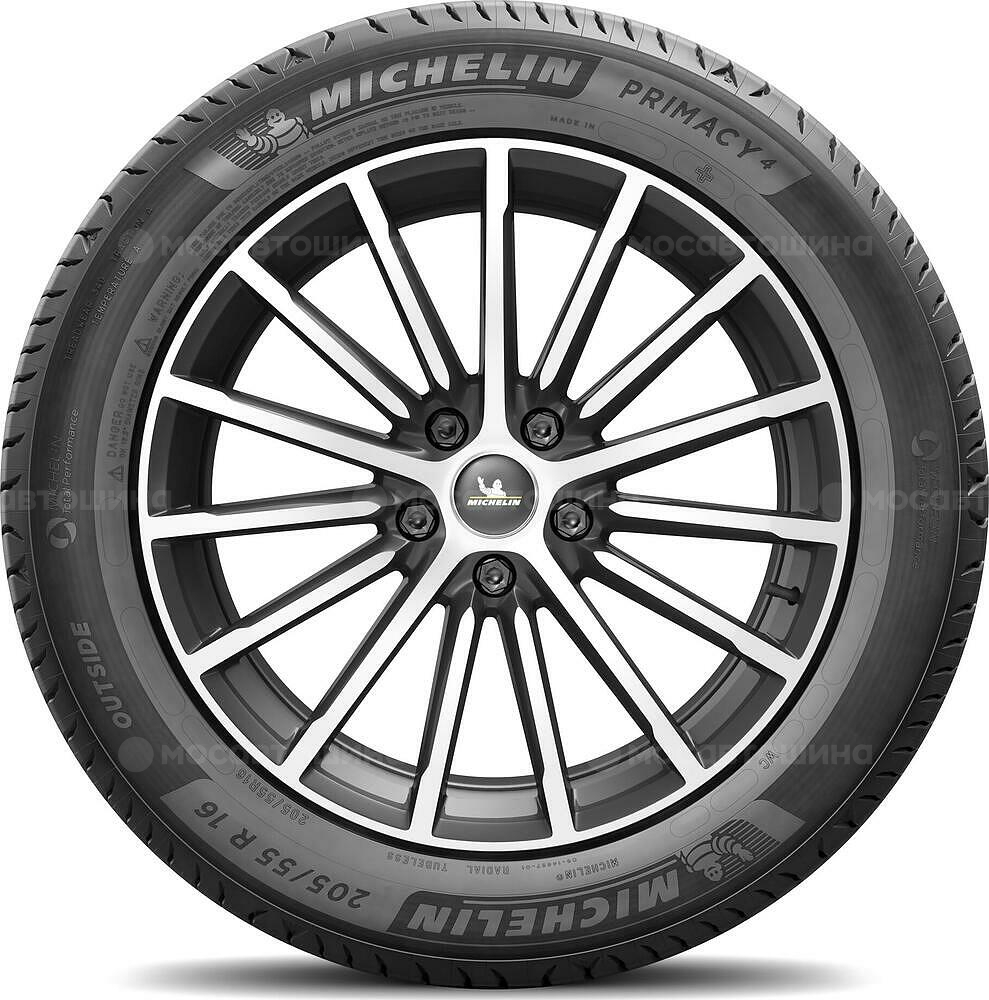 Вид сбоку Michelin Primacy 4+ 215/45 R18 93W XL
