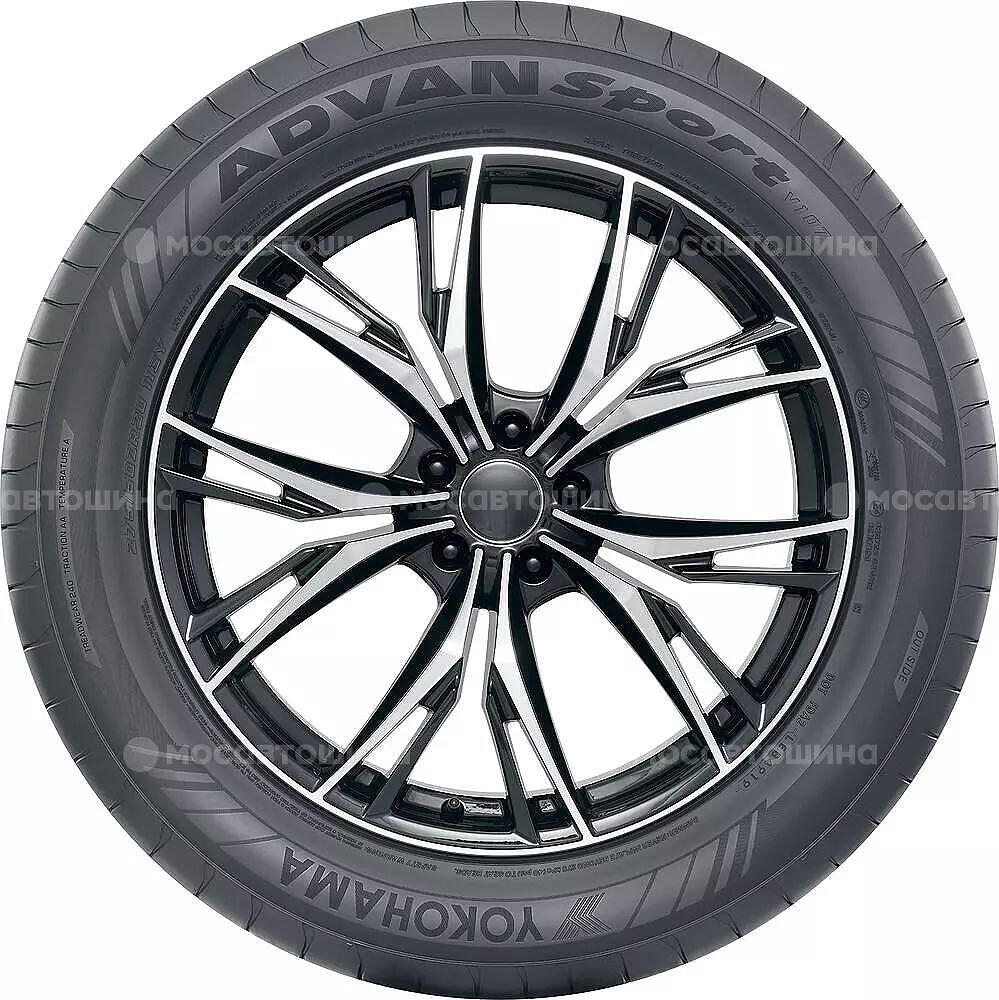 Вид сбоку Yokohama Advan Sport V107A 285/40 R20 108Y XL