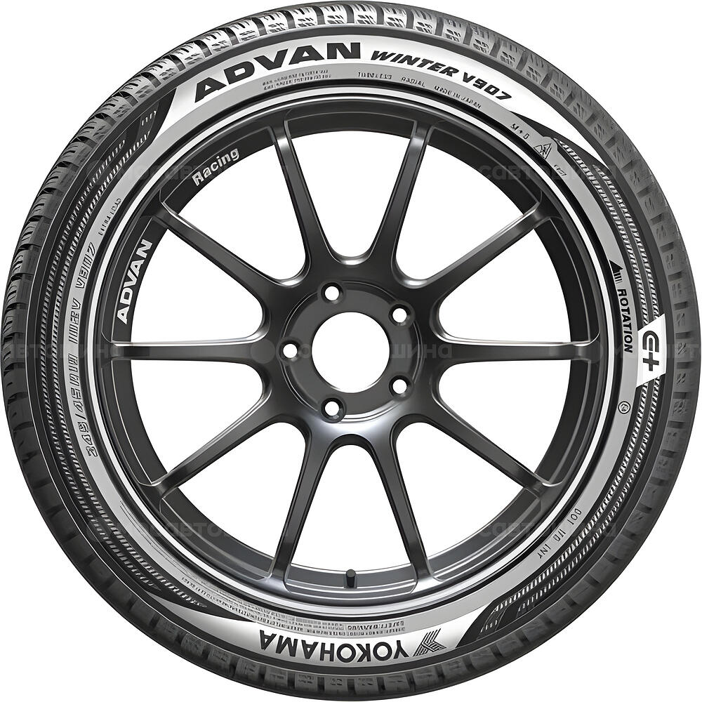 Вид сбоку  Yokohama Winter V907 255/40 R20 101W XL