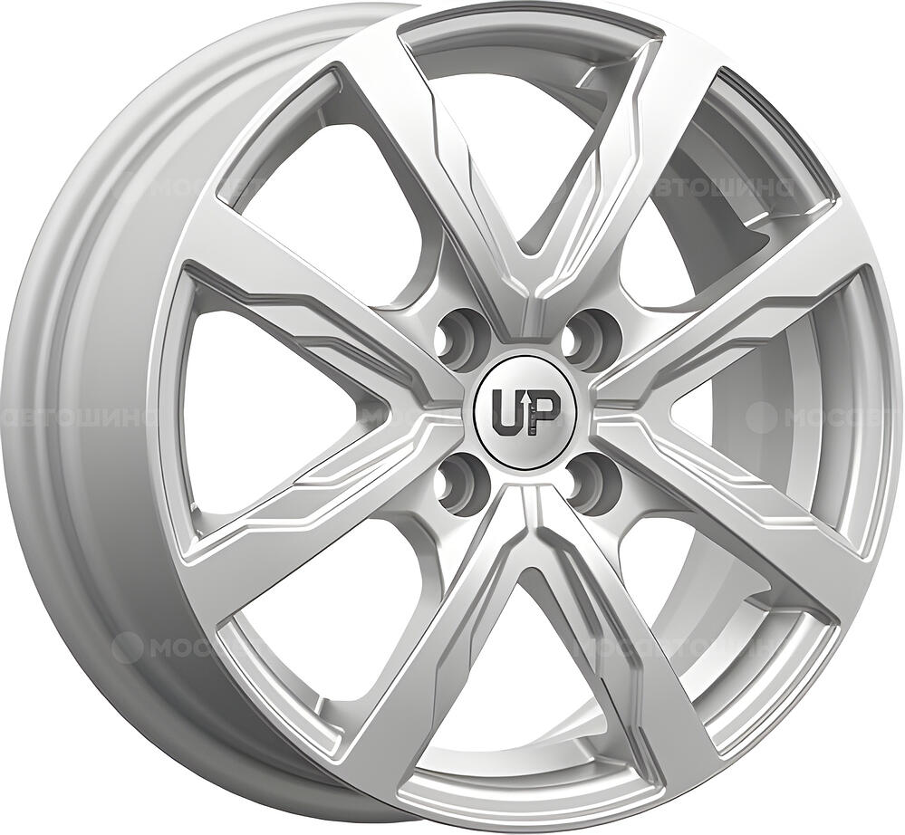 Wheels UP UP122 6x15 4x100 ET 40 Dia 60.1 silver