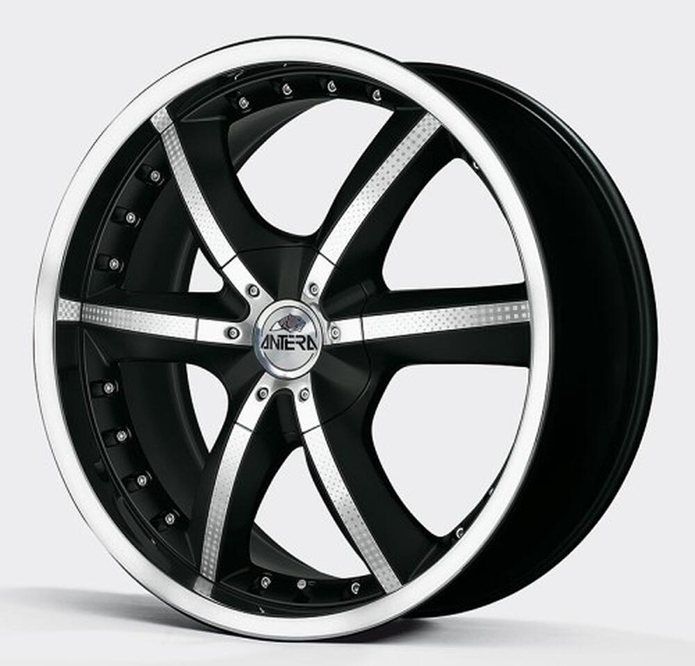 Antera 389 9x20 6x139 ET 12 Dia 106 Racing Black Lip Polished
