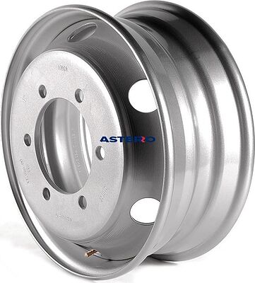 Asterro 6/205/161/115 6x17.5 6x205 ET 115 Dia 161 Silver