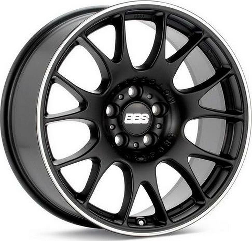 BBS CH 10x18 5x120 ET 40 Dia 82 Satin black/diamond-cut