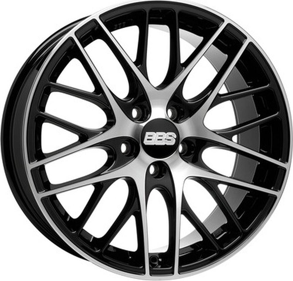 BBS CS 8.5x19 5x114.3 ET 42 Dia 82 schwarz/poliert