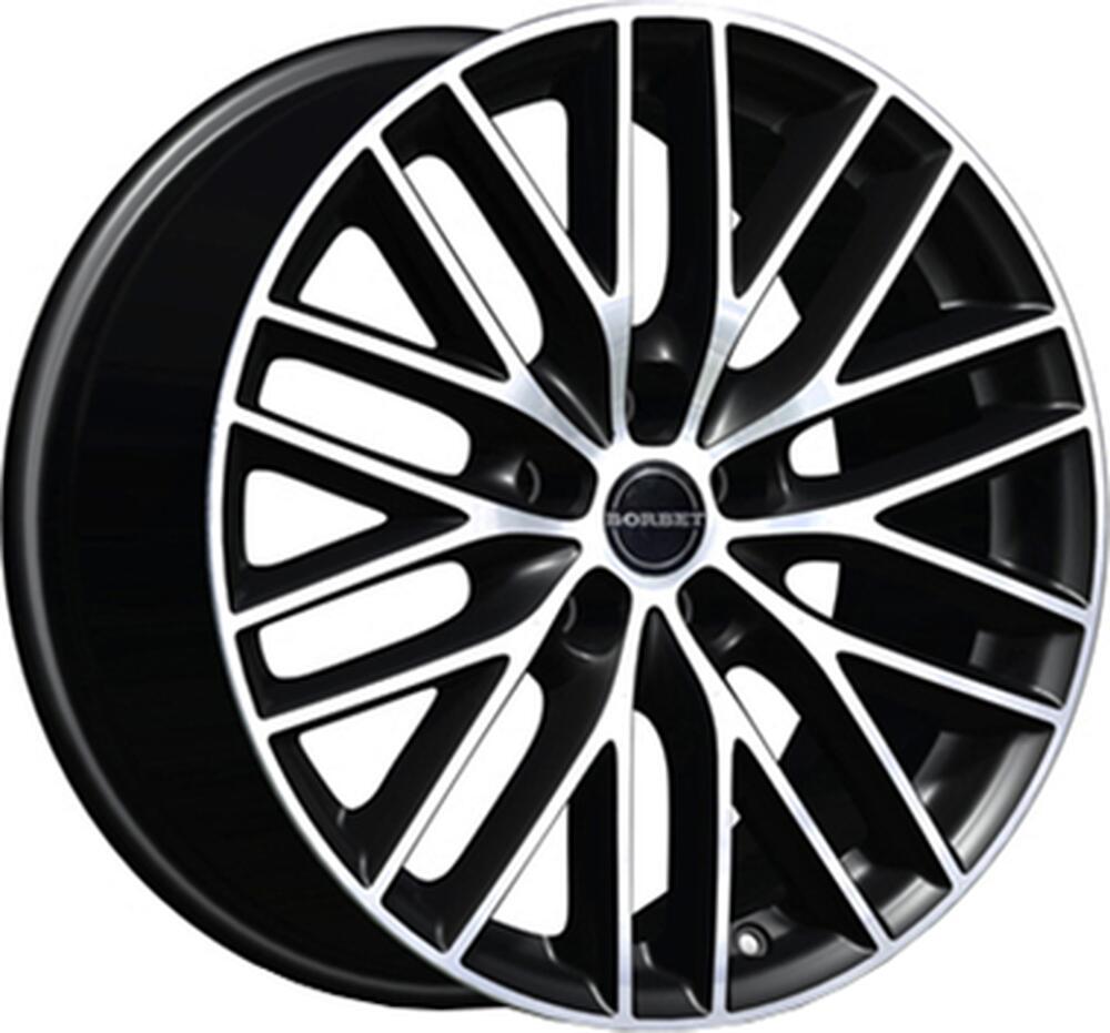 Borbet BS5 8x18 5x105 ET 38 Dia 56 Schwarz Poliert