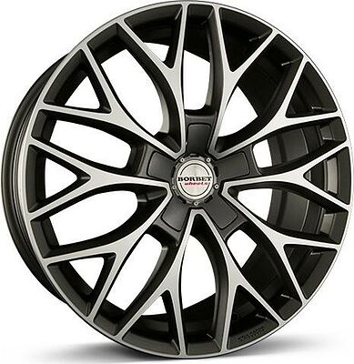 Borbet DY 8.5x19 5x112 ET 30 Dia 66.5 Dark Grey Polished Matt