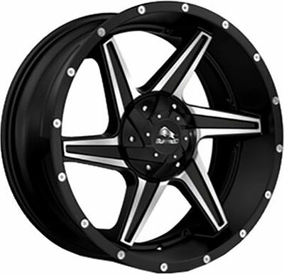 Buffalo BW-011 9x20 5x150 ET 38 Dia 110.1 Satin Black Machined