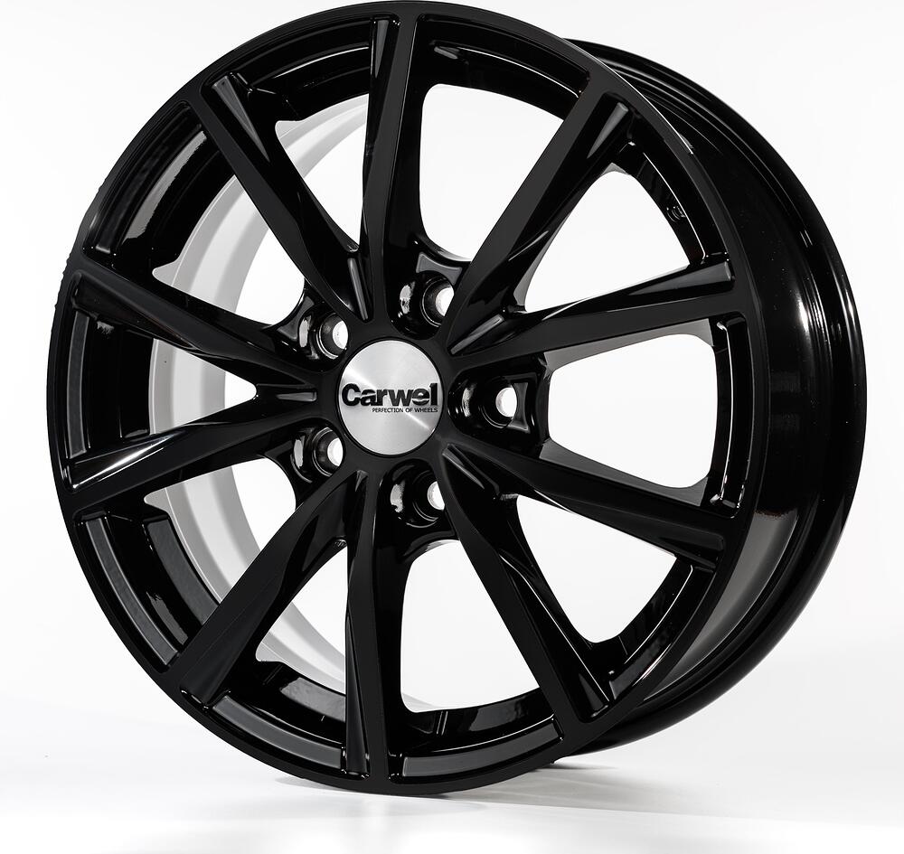 Carwel Гамма 6x15 5x112 ET 43 Dia 66.6 BK