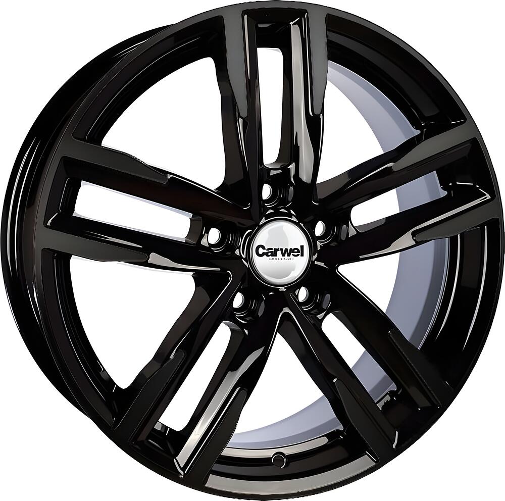 Carwel Лемно 7x17 5x114.3 ET 39 Dia 60.1 BK