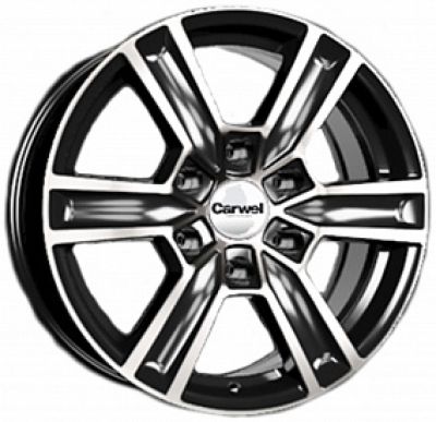Carwel Пирос 222 7.5x17 6x139.7 ET 38 Dia 67.1 BK