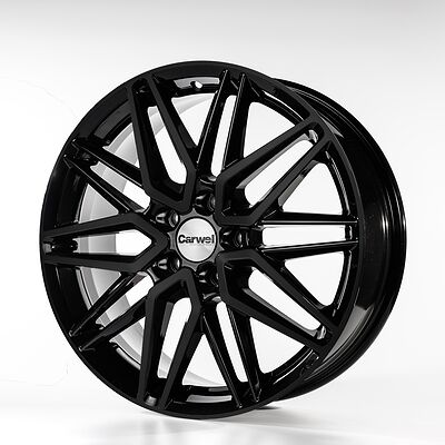 Carwel Вайс 233 7x18 5x108 ET 45 Dia 63.35 BK