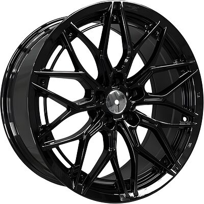 Hengde F1072 8x18 5x105 ET 30 Dia 73.1 Black