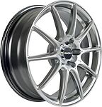 Inch FA8537 6.5x17 4x100 ET 43 Dia 60.1 Full Black Round
