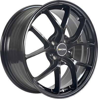 Inch FA8538 7x17 5x105 ET 38 Dia 56.6 Full Black Round