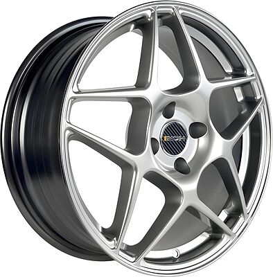 Inch FA8540 7x17 5x114.3 ET 45 Dia 67.1 Full Black Round