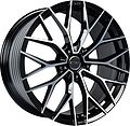 Inch GA8532 9.5x21 5x112 ET 37 Dia 66.6 Gloss Black Machined Face