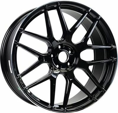 Inch ULF-R07 8.5x19 5x112 ET 36 Dia 66.56 Black Machine Lip