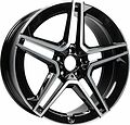 Inch ULF-R09 9x20 5x112 ET 44 Dia 66.56 Gloss Gray Machine Face