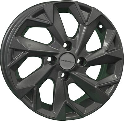 Khomen Wheels KHW1402 (Accent/Getz/i20) 5.5x14 4x100 ET 38 Dia 67.1 Gray