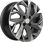 Khomen Wheels KHW1402 5.5x14 4x98 ET 35 Dia 58.5 Gray-FP Khomen Wheels KHW1402 5.5x14 4x98 ET 35 Dia 58.5 Gray-FP