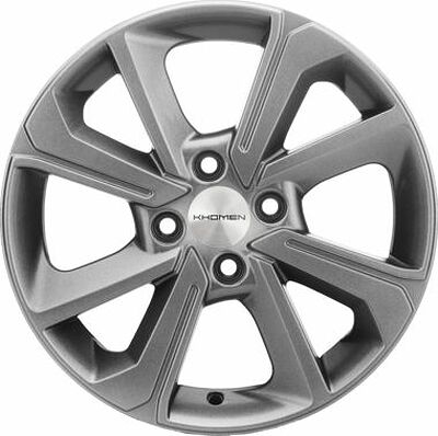 Khomen Wheels KHW1501 (Logan) 6x15 4x100 ET 40 Dia 60.1 G-Silver
