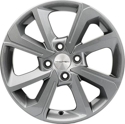 Khomen Wheels KHW1501 (Logan/Sandero/Xray) 6x15 4x100 ET 40 Dia 60.1 Black
