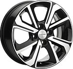 Khomen Wheels KHW1501 (Nexia) 6x15 4x100 ET 45 Dia 56.6 Black-FP Khomen Wheels KHW1501 (Nexia) 6x15 4x100 ET 45 Dia 56.6 Black-FP