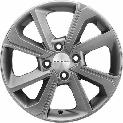 Khomen Wheels KHW1501 (Rio I) 6x15 4x100 ET 48 Dia 54.1 G-Silver