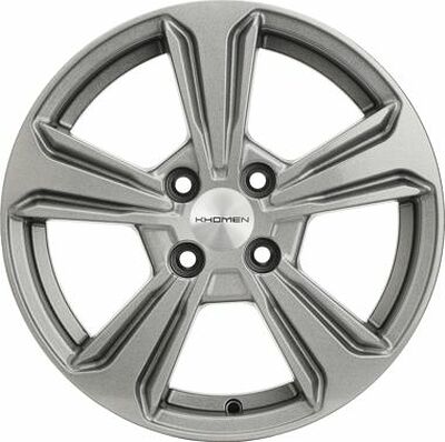 Khomen Wheels KHW1502 (Solano) 6x15 4x100 ET 45 Dia 54.1 G-Silver