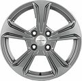 Khomen Wheels KHW1502 (Vesta/Almera) 6x15 4x100 ET 50 Dia 60.1 Gray
