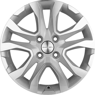 Khomen Wheels KHW1503 (Rio) 6x15 4x100 ET 46 Dia 54.1 F-Silver-FP