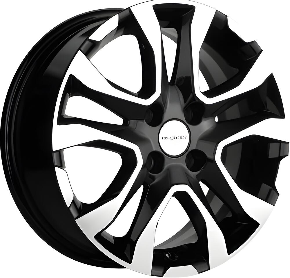 Khomen Wheels KHW1503 Rio/Solaris 6x15 4x100 ET 46 Dia 54 Black-FP