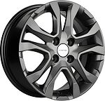 Khomen Wheels KHW1503 Rio/Solaris 6x15 4x100 ET 46 Dia 54 Gray Khomen Wheels KHW1503 Rio/Solaris 6x15 4x100 ET 46 Dia 54 Gray