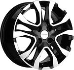 Khomen Wheels KHW1503 (X-Ray) 6x15 4x100 ET 40 Dia 60.1 Black-FP