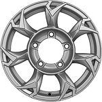 Khomen Wheels KHW1505 (Jimny) 5.5x15 5x139.7 ET 5 Dia 108.1 F-Silver