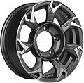 Khomen Wheels KHW1505 (Lada NIVA 4x4) 5.5x15 5x139.7 ET 5 Dia 98.5 F-Silver-FP