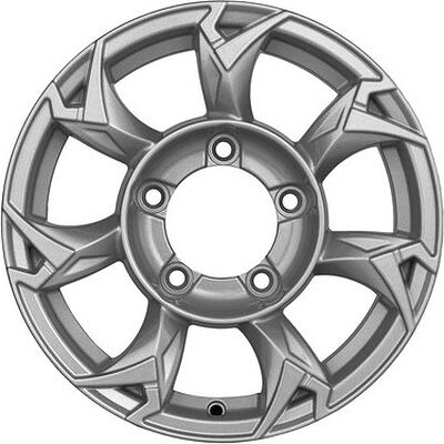 Khomen Wheels KHW1505 (Lada NIVA 4x4) 5.5x15 5x139.7 ET 5 Dia 98.5 F-Silver